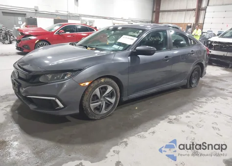 2019 Honda Civic Lx z USA, uszkodzony, nr VIN 2HGFC2F6XKH560505